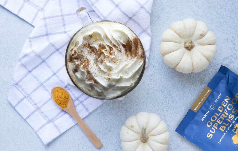 Healthy Golden Pumpkin Spiced Latte