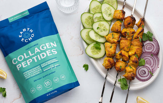 Healthy Collagen Marinated Chicken Kebabs Recipe